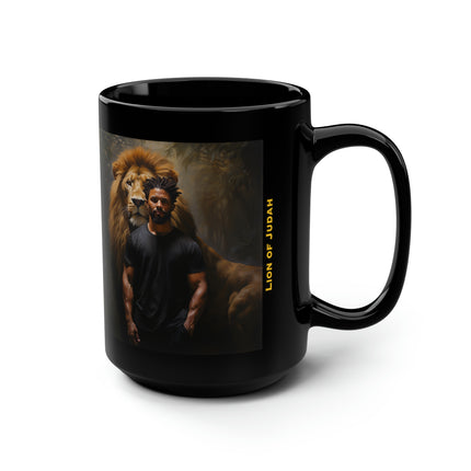 Lion Of Judah #2 - 15oz mug - black