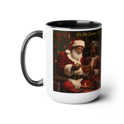 Mr & Mrs Santa - mug - 15oz