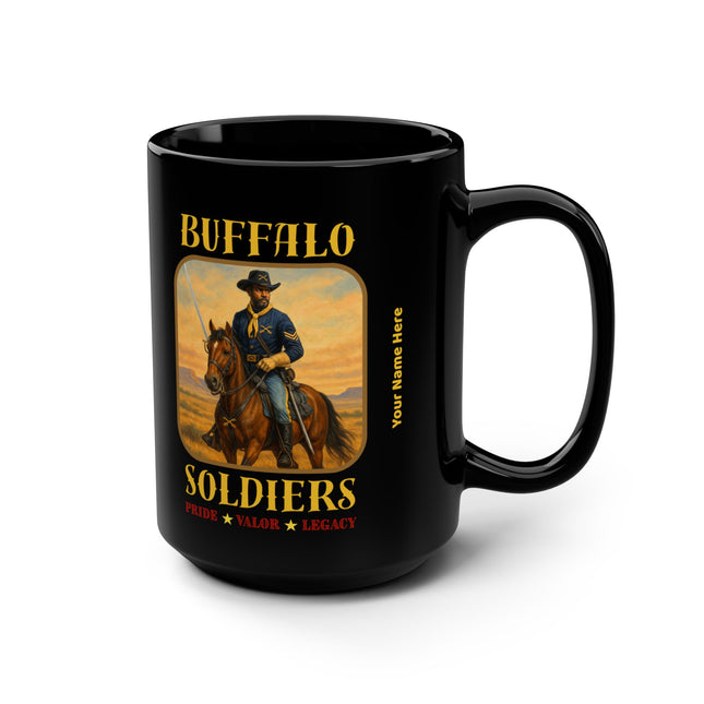 Buffalo Soldiers - Pride Valor Legacy – 15oz mug - black
