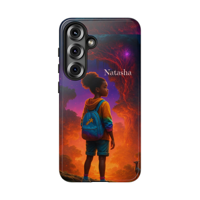 Limitless Wonder - Girl - Samsung Galaxy phone case - personalized
