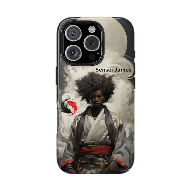Black Samurai Warrior - iPhone Case - personalized