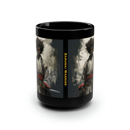 Samurai Warrior - 15oz mug - black