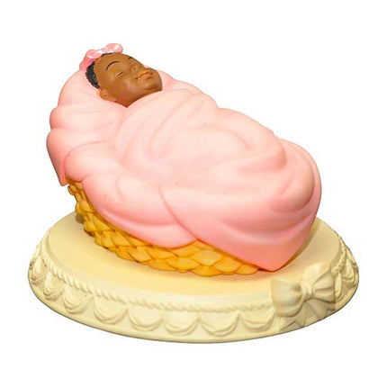 African American Birthday Girl Figurine - Newborn