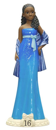 African American Birthday Girl Figurine - Age 16