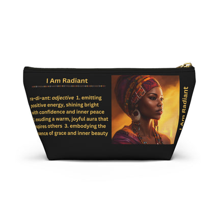 I Am Radiant - cosmetic pouch