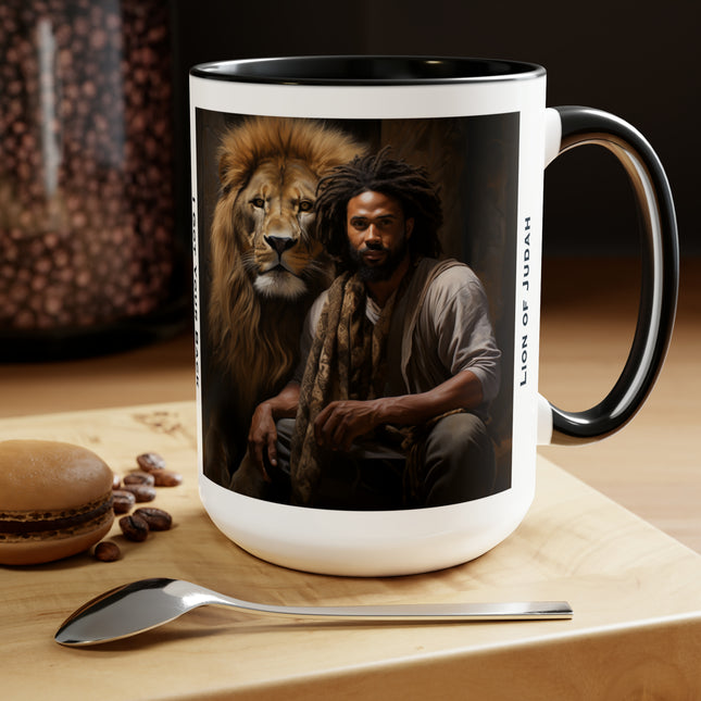 Lion Of Judah #1 - 15oz mug - two-tone