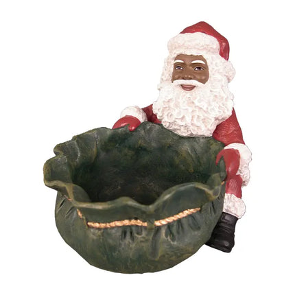 Santa With Candy Tray - small