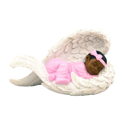 Baby Girl in Angel Wings - figurine