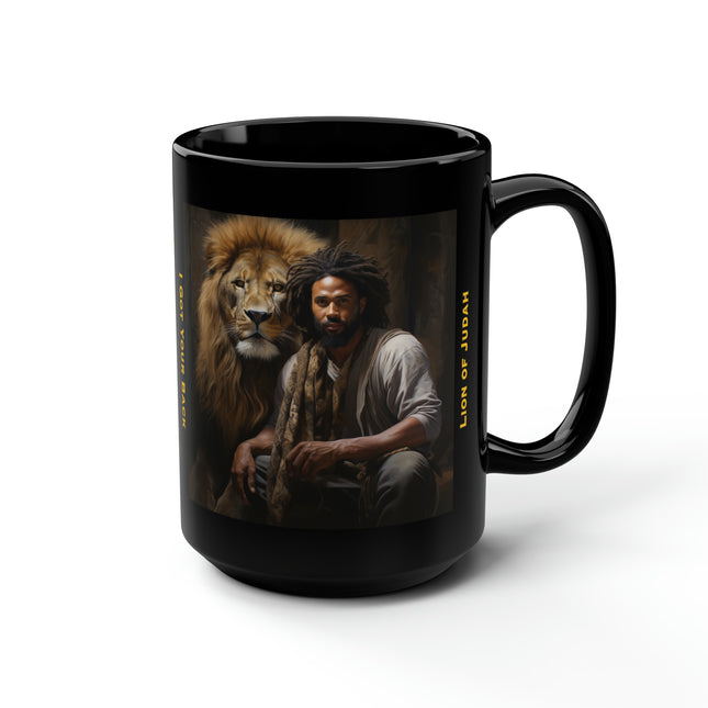 Lion Of Judah #1 - 15oz mug - black