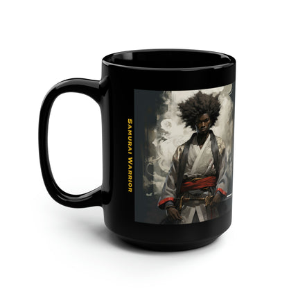 Samurai Warrior - 15oz mug - black
