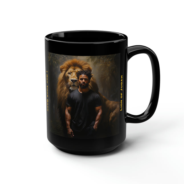 Lion Of Judah #2 - 15oz mug - black