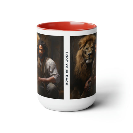 Lion Of Judah #1 - 15oz mug - two-tone