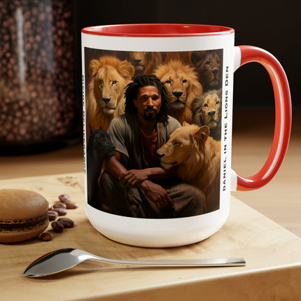 Daniel In The Lions Den - 15oz mug