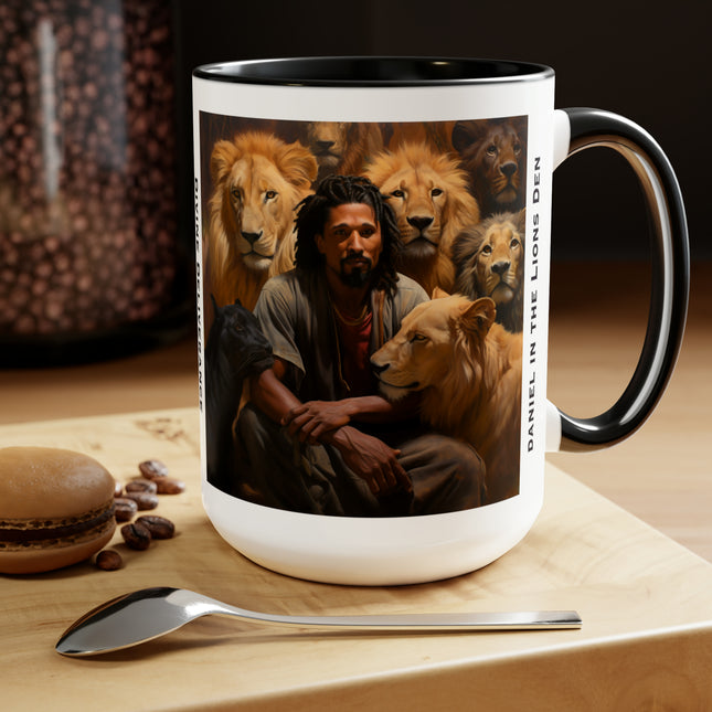 Daniel In The Lions Den - 15oz mug