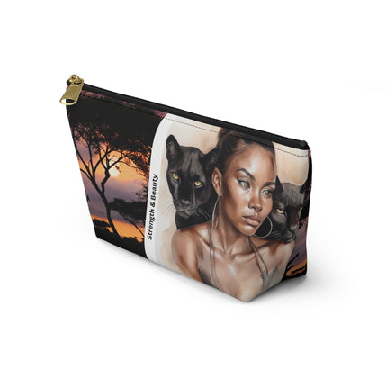 Strength and Beauty - cosmetic pouch