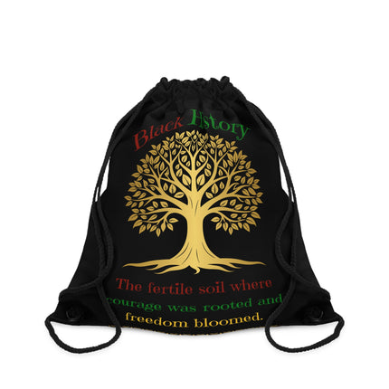 Black History - The Fertile Soil - drawstring bag