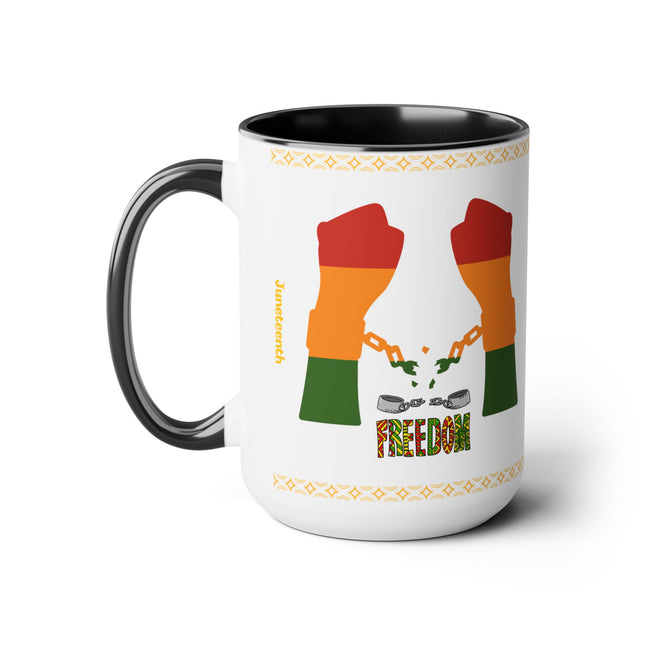 Juneteenth Freedom Day - 15oz mug - color