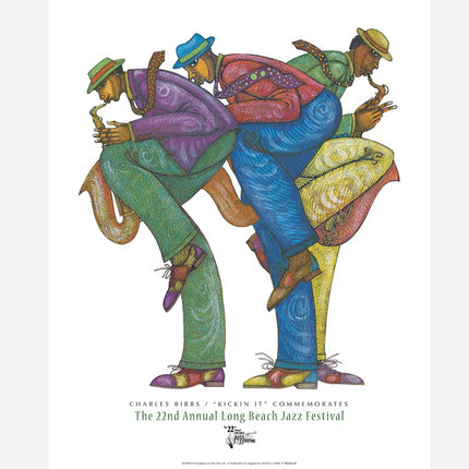 Kickin It - print by Charles Bibbs