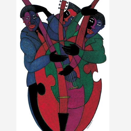 Jazz Strings - print by Charles Bibbs