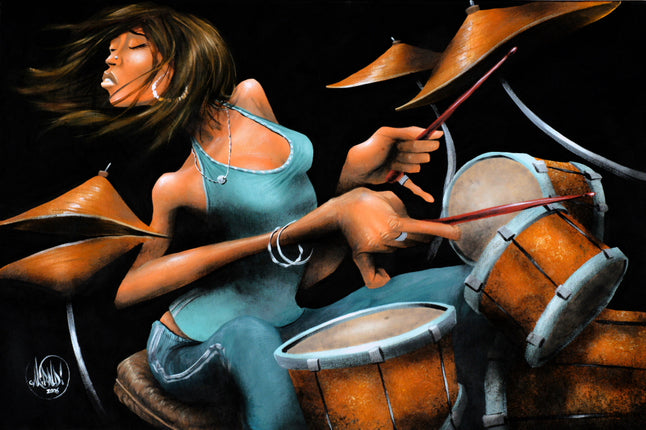 Lola Beats - print by David Garibaldi