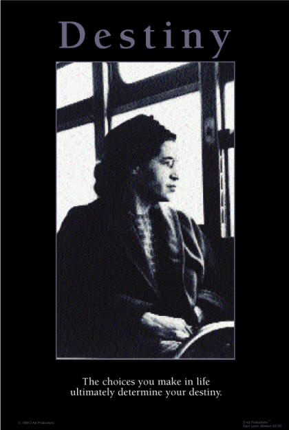 Destiny - Rosa Parks - poster