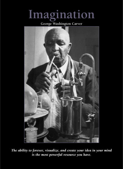 Imagination - George Washington Carver - poster