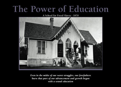 The Power of Education - plaque