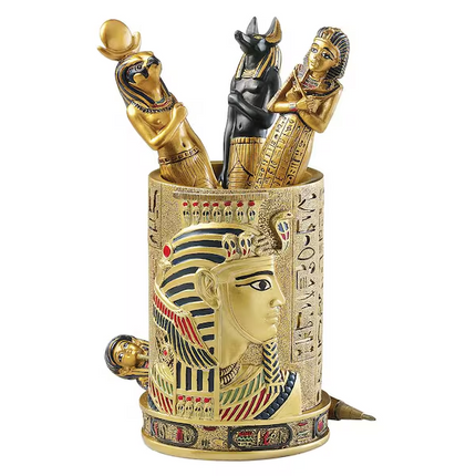 Egyptian Pharaoh Pen Holder