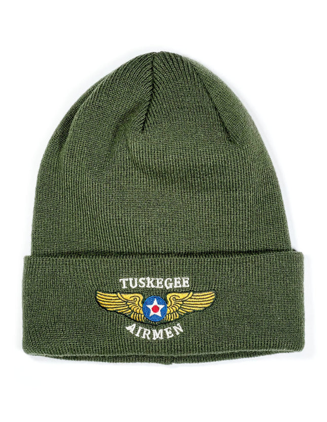 Tuskegee Airmen Beanie Green
