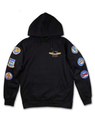 Tuskegee Airmen Pullover Hoodie - black