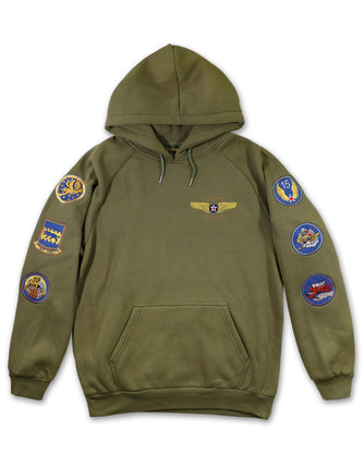 Tuskegee Airmen Pullover Hoodie - green