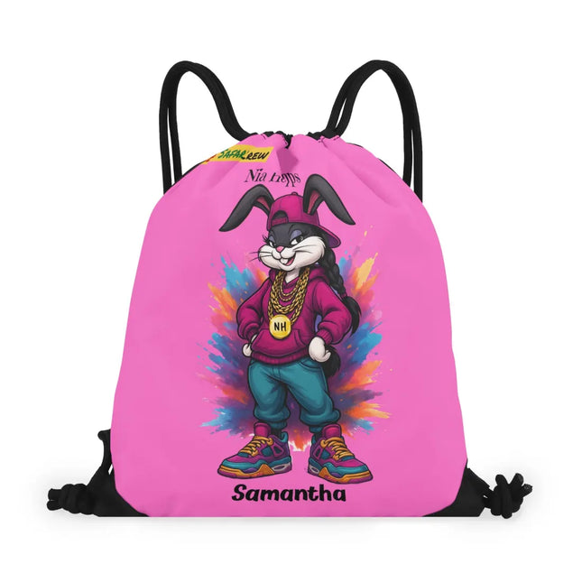 Nia Hopps - Urban Safari Crew - drawstring bag