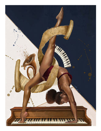 Fluency - print by Salaam Muhammad