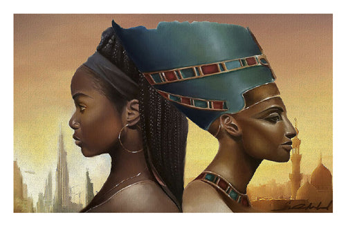 Past And Future Queens - print by Salaam Muhammad