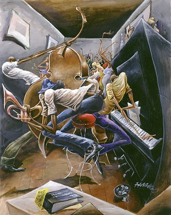 Rent Party - print by Frank Morrison