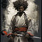 Black Samurai Warrior