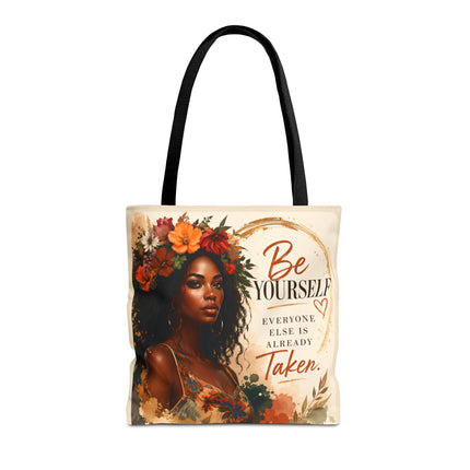 Be Yourself - Tote Bag - flowers