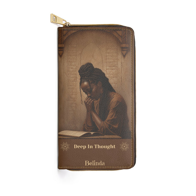 Deep In Thought - personalized wallet