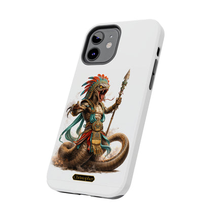 Xolotl the Cobra – Serpent of the Sun Temple - iPhone Case
