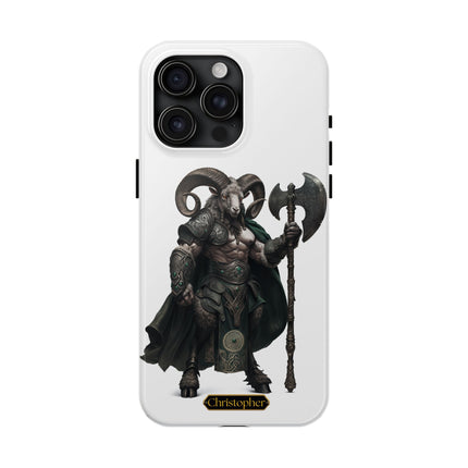 Caelan the Ram – Warden of the Clans - iPhone Case