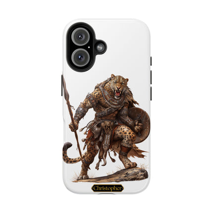 Thabo the Leopard – Spear of the Savanna - iPhone Case