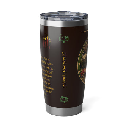 Six Triple Eight Postal Battalion - 20oz brown tumbler