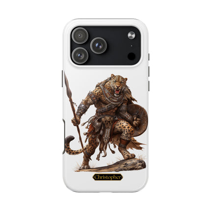 Thabo the Leopard – Spear of the Savanna - iPhone Case