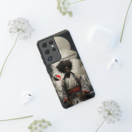 Black Samurai Warrior - Samsung Galaxy phone case - personalized