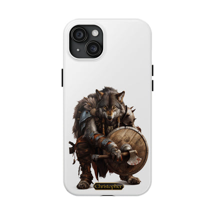 Ragnar the Wolf – Viking Berserker iPhone Case