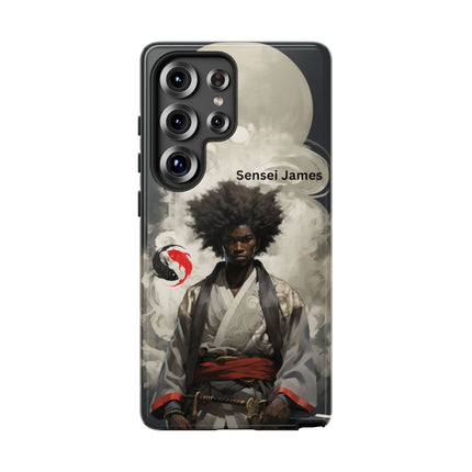 Black Samurai Warrior - Samsung Galaxy phone case - personalized