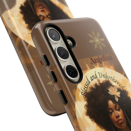 Blessed and Unbothered - Samsung Galaxy phone case - personalized