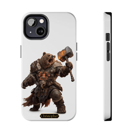 Boris the Bear – Hammer of the North - iPhone Case