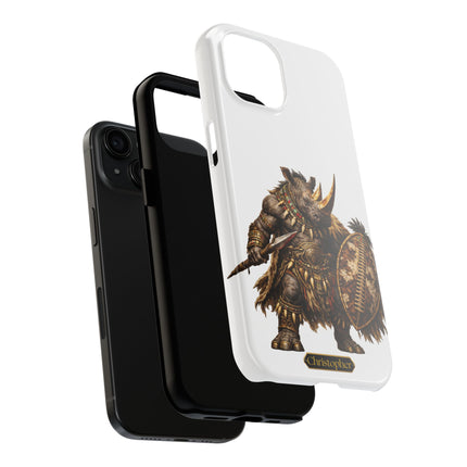 Shaka the Rhino – Warrior Chief - iPhone Case
