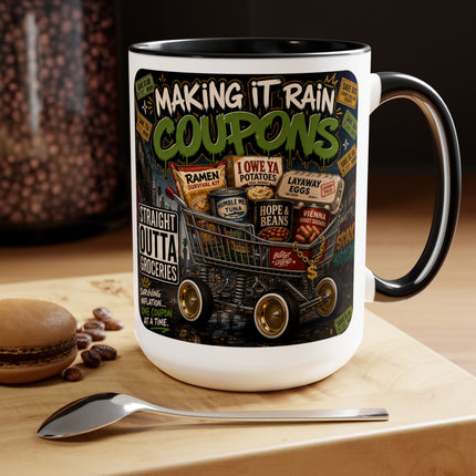 Making It Rain Coupons™ – 15oz Accent Mug